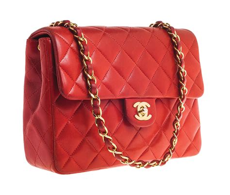 red chanel handbags|vintage chanel bag red.